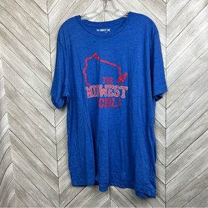 New The Midwest Girl Wisconsin t-shirt XXL